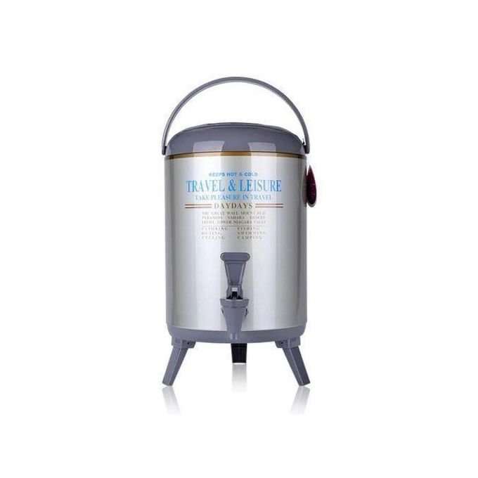 Daydays 9.5 Litres Water Tea Hot & Cold Thermos Flask - Silver