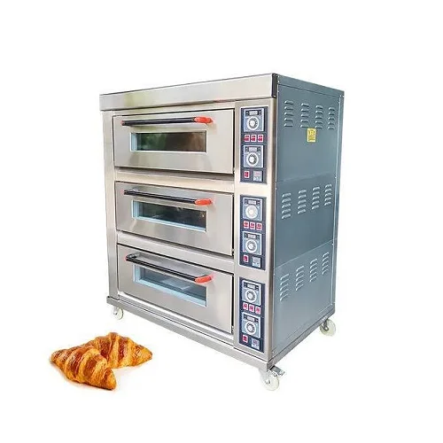3 Deck 6 Tray Commercial Electric Bakery Oven