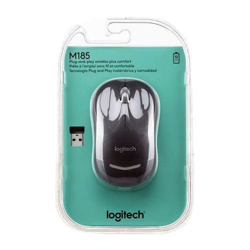 M185 Wireless Optical Mouse - Black