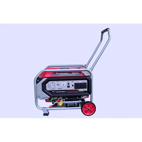 Maxmech RFS-5200E 3.8 KVA Petrol Generator – Key &amp; Manual Start with Wheels