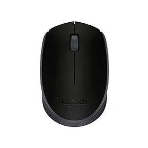 Logitech M171 Black Wireless Optical Mouse – Compact Laptop & PC Computer Mouse
