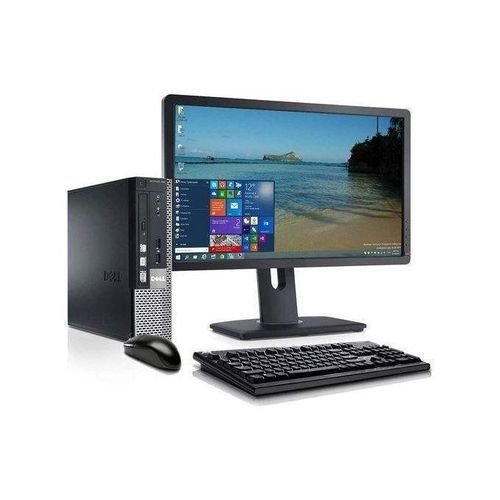 DELL RENEWED OptiPlex 3020 CPU Intel Core I3 3.2GHz - 4GB RAM -500gb Hdd + 20" Monitor (3MTHS WRTY) Grade A
