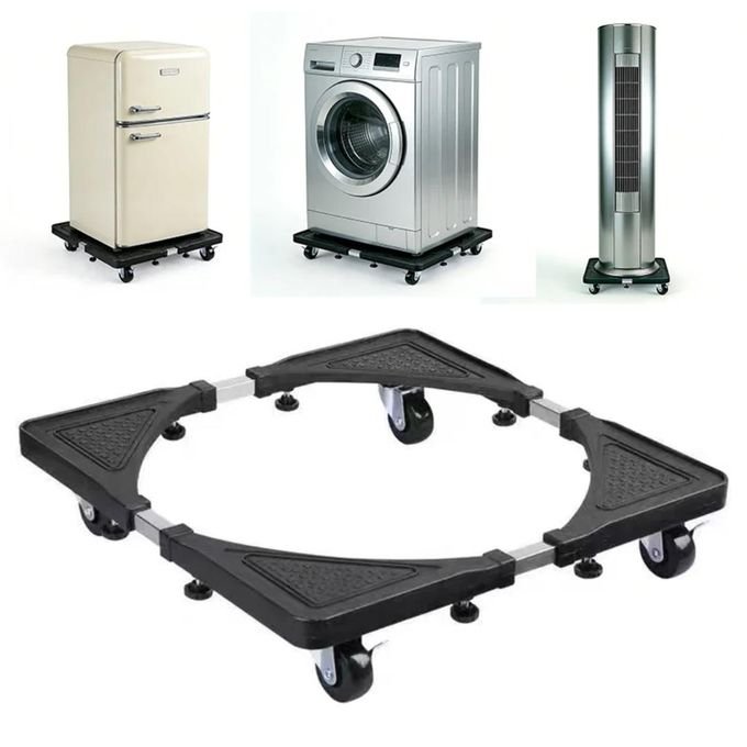 Fridge And Washing Machine Stand Mount Base Adjustable Stand Trolley