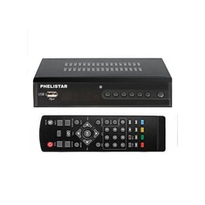 Phelistar Free to Air Digital Decoder 1080p - Black