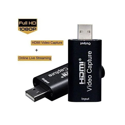 HDTV 4K HDMI to USB Video Capture Card – 1080P HD Video Recorder for PC &amp; Laptop
