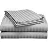 6X6 Egyptian Cotton Bedsheets Set – 2 Bedsheets and 2 Pillowcases - Grey