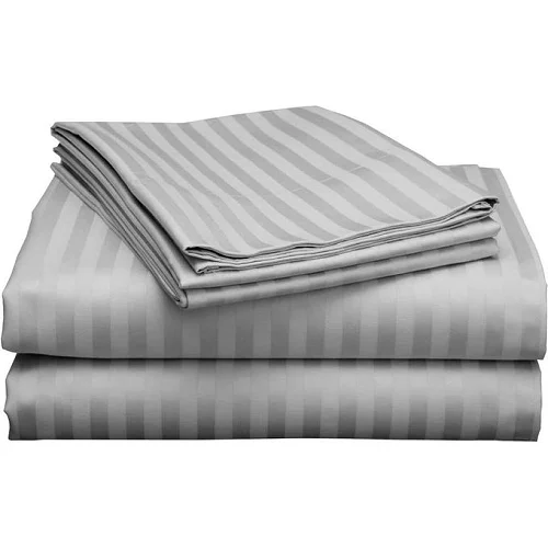 6X6 Egyptian Cotton Bedsheets Set – 2 Bedsheets and 2 Pillowcases - Grey