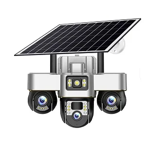 V380 Pro Solar Camera with 4G SIM, Motion Detection and Night Vision