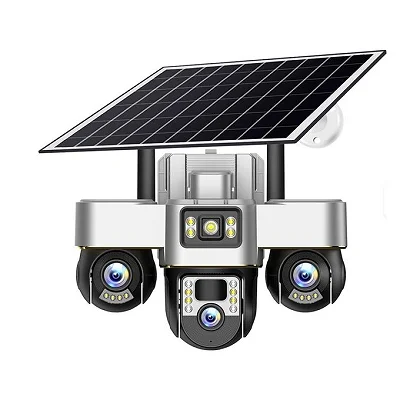 V380 Pro Solar Camera with 4G SIM, Motion Detection and Night Vision