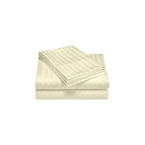 6X6 Egyptian Cotton Bedsheets Set – 2 Bedsheets and 2 Pillowcases - Cream