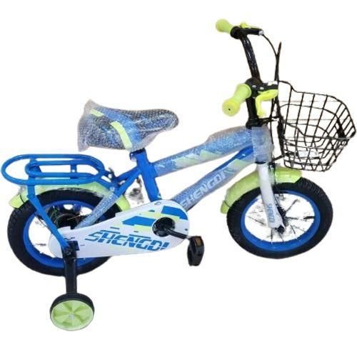 Kids Bicycle with training side wheels size 12 Size  (2 - 5 )years - Multicolor