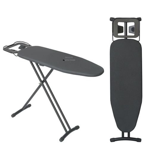 Big Foldable Ironing Board With Electrical Socket -Grey