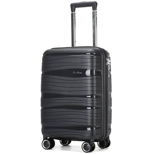 Small Size Waterproof Rubber Plastic Suitcase - Black