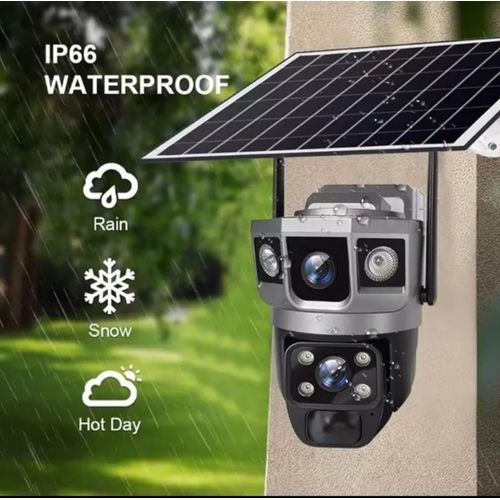 4G Solar Powered Camera, Outdoor High-definition Night Vision Camera
