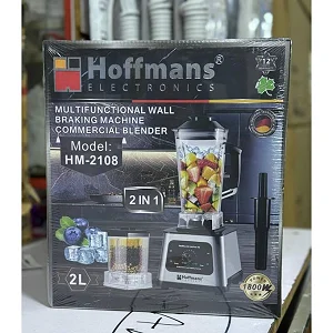 Hoffmans HM-2108 2L Commercial Blender With Grinder (1800W)