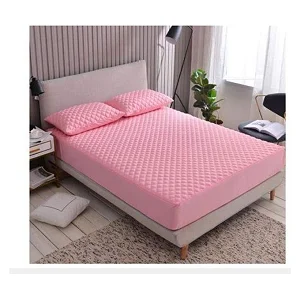 5×6 Waterproof Mattress Protector – Pink, Quilted Fitted Mattress Cover