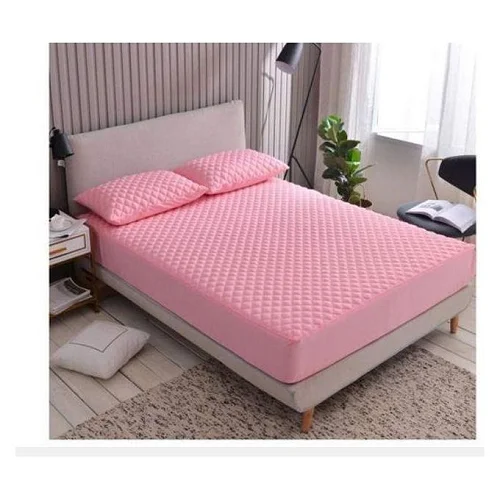 5×6 Waterproof Mattress Protector – Pink, Quilted Fitted Mattress Cover