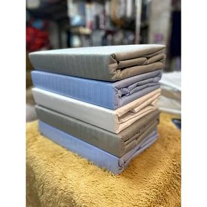 5X6 Egyptian Striped Bedsheets Set – 2 Bedsheets and 2 Pillowcases - Multicolor