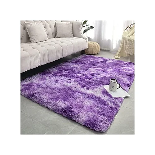 1.5 x2m Medium Size Soft Fluffy Center Carpets  - Purple