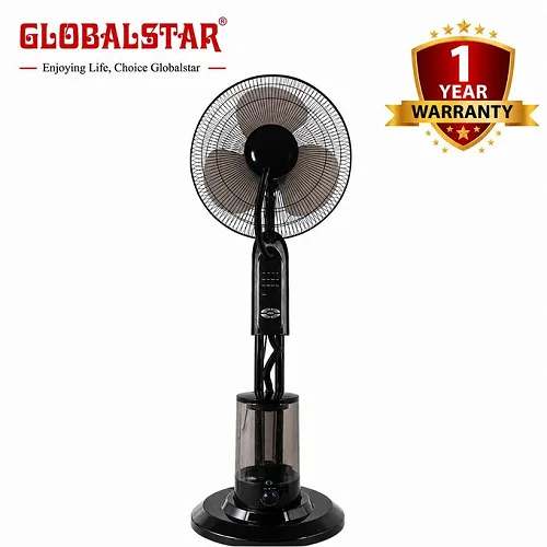 Globalstar 16-Inch Electric Mist Fan GS-4039R - Stand Fan with Water Cooling