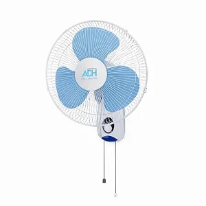 16 Inch Wall Mount Oscillating Fan – White