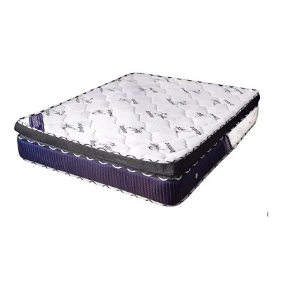 Rosefoam 6x6 12-Inch Bonnilux Spring Mattress – Multicolor