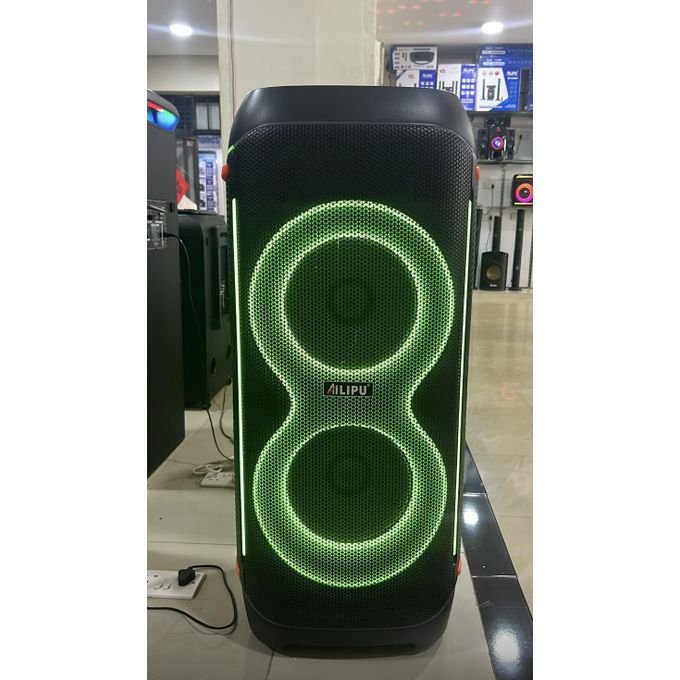 AILIPU Karaoke Speaker System with Wireless Connectivity, TWS & LED Party Lighting