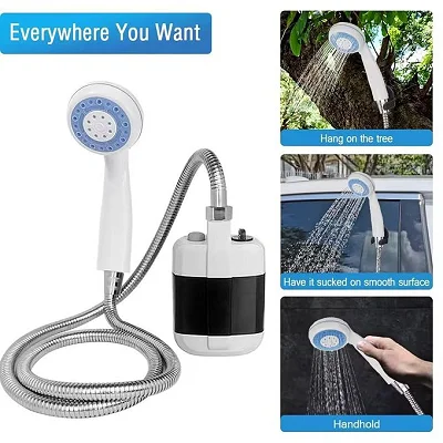 USB Rechargeable Portable Shower Head – Electric Outdoor Shower for Camping, Pets &amp; Car Washing