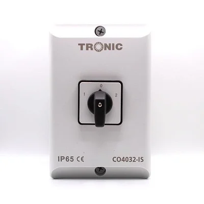 Tronic 32A Manual Changeover Switch – Mains &amp; Generator Power Selector
