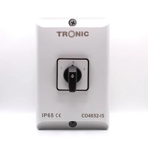 Tronic 32A Manual Changeover Switch – Mains &amp; Generator Power Selector