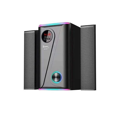 Smartplus MP-504 3.1 Channel Multimedia Speaker System with Wireless Sound Bar, Wired Subwoofer, Bluetooth, USB, SD Card &amp; Karaoke