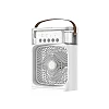 Portable USB Mini Air Conditioner Fan with Water Mist and LED Night Light