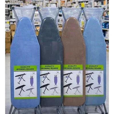 Large Size Adjustable Height Ironing Board – Color Varies
