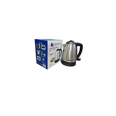 Simbaland 1.8L Fast Boiling Electric Kettle/Percolator – Silver