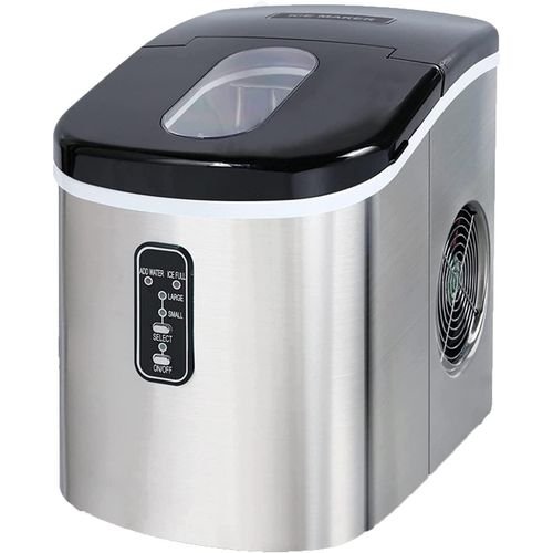 Hoffmans 2.2 Litres Ice Maker Portable Ice Maker Home Small Mini Commercial Milk Tea Shop Round Ice Cube Maker