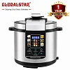 Globalstar GS-608 6 Litre 14-in-1 Electric Pressure Cooker - Frying Basket & Steamer Included