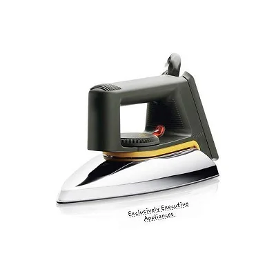 Simbaland Original Electric Dry Iron – Silver Flat Iron (1 Yr Warranty)