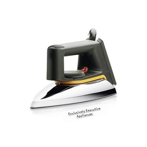 Simbaland Original Electric Dry Iron – Silver Flat Iron (1 Yr Warranty)
