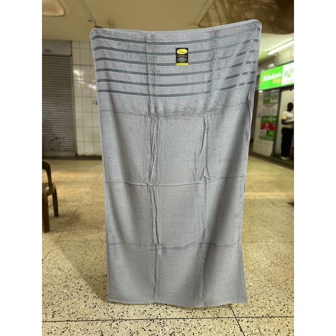 Cotton Bath Towel -  Large Size (90 x 160 cm) - Grey