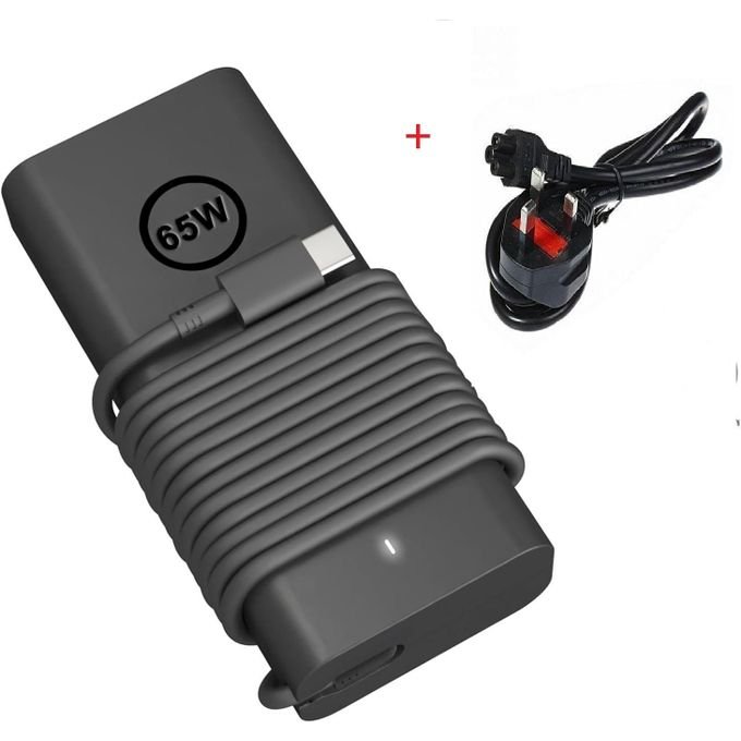 DELL USB Type C Charger 65W for Laptop With Power cable
