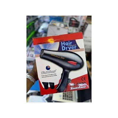 Simbaland Professional Hand Held Dryer Black