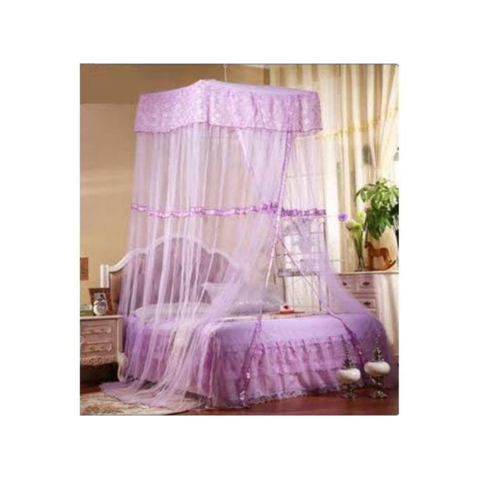 5x6 Hanging Square Top Mosquito Net – Multi Colour Bed Canopy Net for Comfortable, Mosquito-Free Sleeping