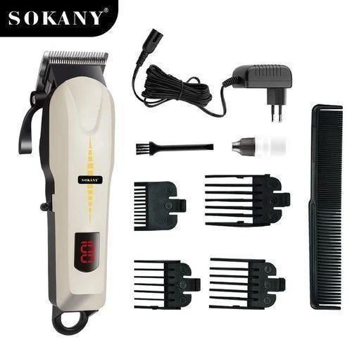 Sokany Professional Rechargeable Hair Clipper - Multicolor