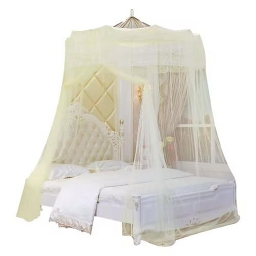 6x6 Umbrella Structure Canopy Bed Net-Cream
