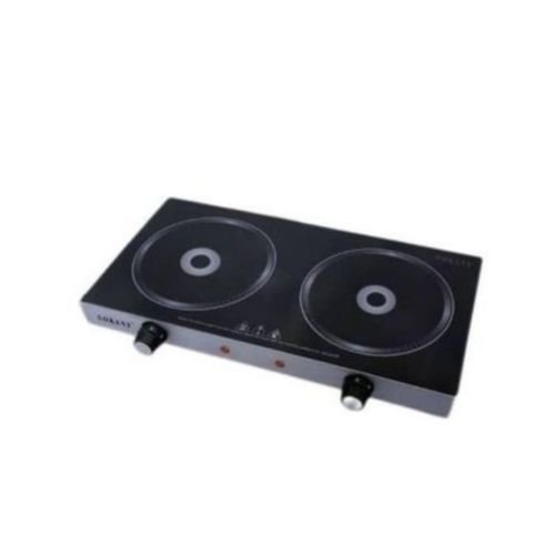 Sokany 2 Burner Infrared Cooker Hot Plate Stove Induction Cooker - Black