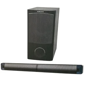 Global Star GS-002 Multimedia Soundbar & Subwoofer – 2.1CH Bluetooth USB SD FM System