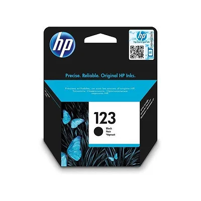 HP 123 Black Printer Cartridge – DeskJet 2130 Replacement Ink