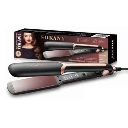 Sokany Electric Hair Straightening Iron - Black..