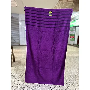 Super Cotton Bath Towel Large 90cm × 150cm – Soft & Absorbent -Purple
