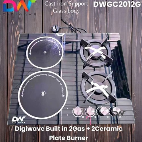 Digiwave DW 2 GAS +2 Ceramic Hot plates With Automatic Ignition